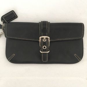 Coach leather wristlet